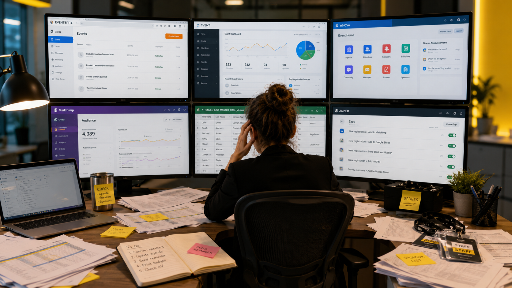 Your Event Shouldn’t Require Six Logins And Three Spreadsheets